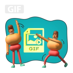 Gif-анимация - КИБЕРшкола программирования для детей, компьютерные курсы для школьников, начинающих и подростков - KIBERone г. Даниловский