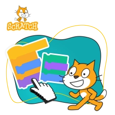 Scratch программирование для детей: Продвинутый уровень – создаём игры, как настоящие разработчики - КИБЕРшкола программирования для детей, компьютерные курсы для школьников, начинающих и подростков - KIBERone г. Даниловский