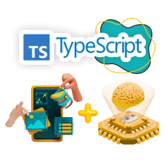 TypeScript + AI: создаём умные веб-приложения - КИБЕРшкола программирования для детей, компьютерные курсы для школьников, начинающих и подростков - KIBERone г. Даниловский