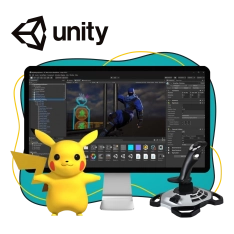 Мир игр на Unity 2D на популярном движке + AI-помощники - КИБЕРшкола программирования для детей, компьютерные курсы для школьников, начинающих и подростков - KIBERone г. Даниловский