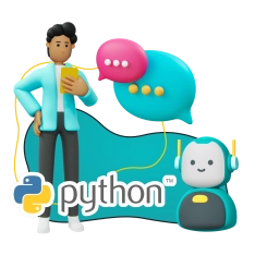 Умный чат-бот на Python на Telegram - КИБЕРшкола программирования для детей, компьютерные курсы для школьников, начинающих и подростков - KIBERone г. Даниловский